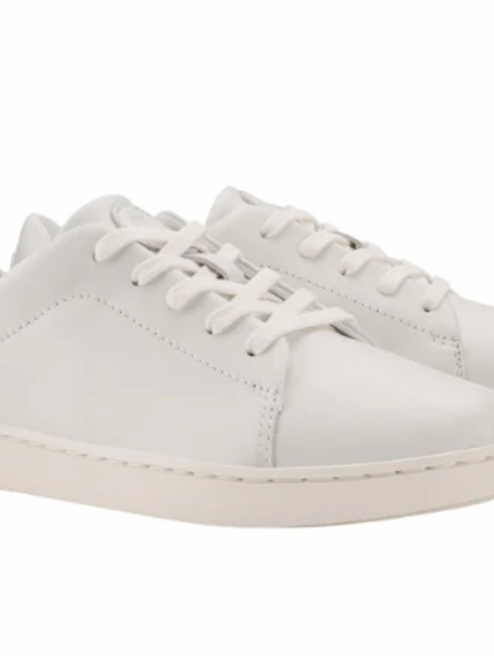 OluKai Women’s Pehuea Li ‘Ili Bright White Lace Up Shoes, Size 7